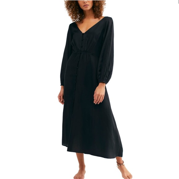 FREE PEOPLE Later Days Midi Dress - Picture 2 of 4